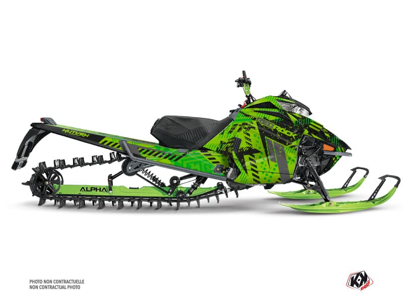 kit de decoración motoneige arctic cat m alpha one redrock verde | Arctic Cat | Kutvek - View 4