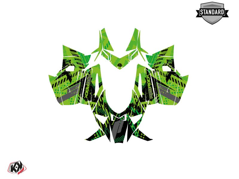 Kit graphique Motoneige ARCTIC CAT PANTERA 7000 REDROCK Vert | Arctic Cat | Kutvek - View 2