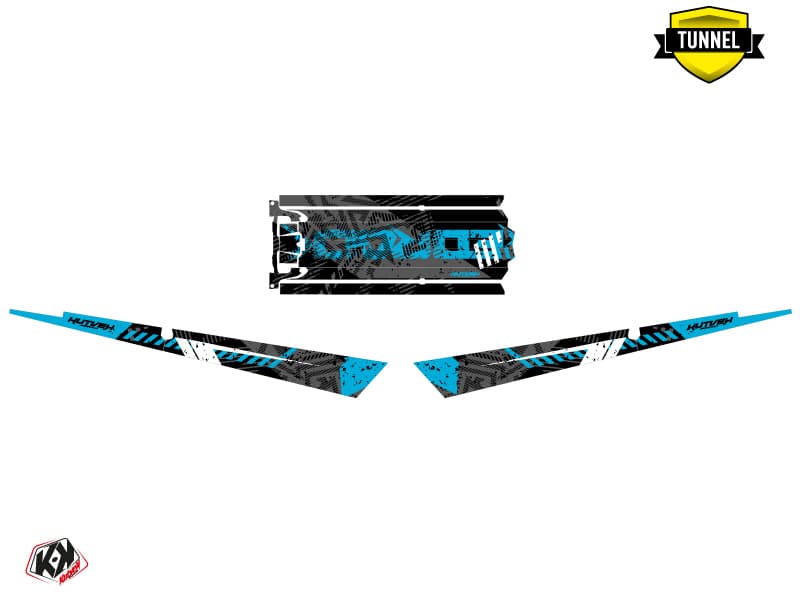 Snowmobile POLARIS RMK PRO AXYS REDROCK Black-Blue graphic kit | Polaris | Kutvek - View 5