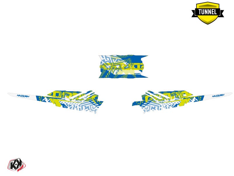 snowmobile skidoo backcountry sport redrock blue-white  graphic kit | Skidoo | Kutvek - View 5