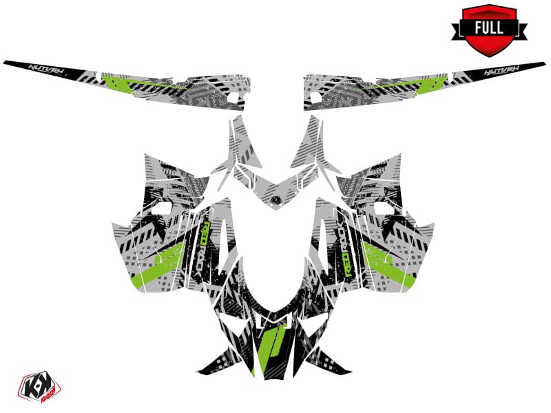 kit de decoración motoneige arctic cat m alpha one redrock gris-verde | Arctic Cat | Kutvek - View 3