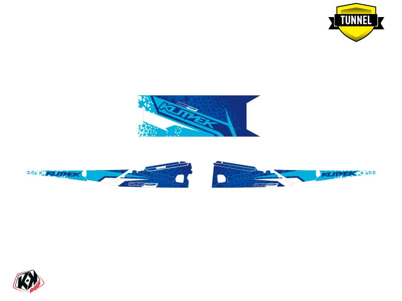 Snowmobile YAMAHA SIDEWINDER SRX GAGE Blue graphic kit | Yamaha | Kutvek - View 5