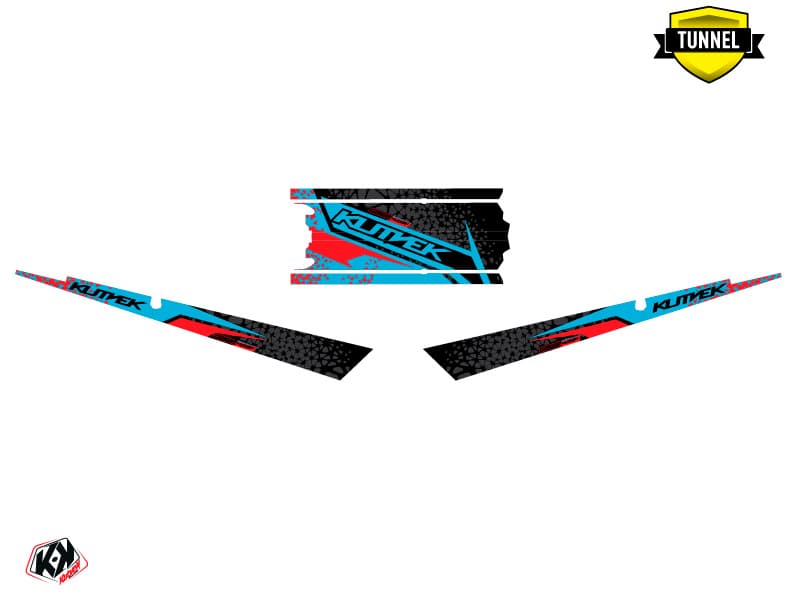 Snowmobile POLARIS RMK PRO AXYS GAGE Blue-Red graphic kit | Polaris | Kutvek - View 5
