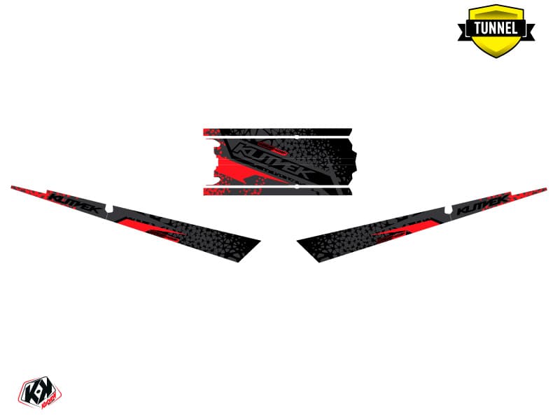 Snowmobile POLARIS RMK PRO AXYS GAGE Black-Red graphic kit | Polaris | Kutvek - View 5