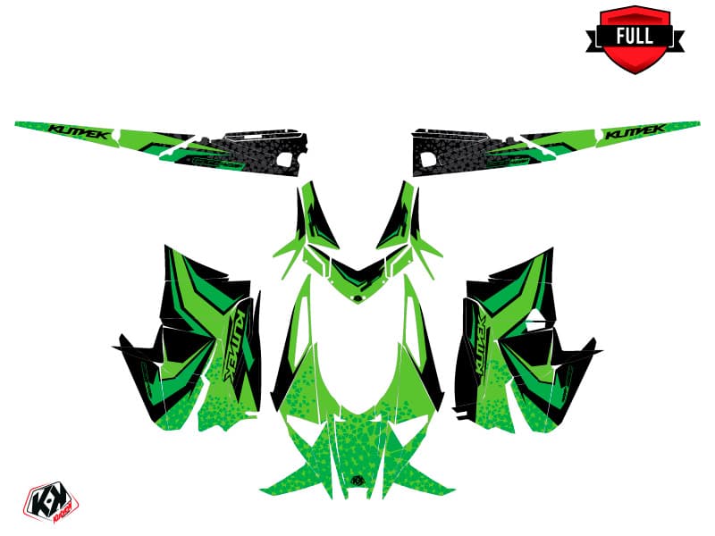 kit de decoración motoneige arctic cat m alpha one gage verde | Arctic Cat | Kutvek - View 4