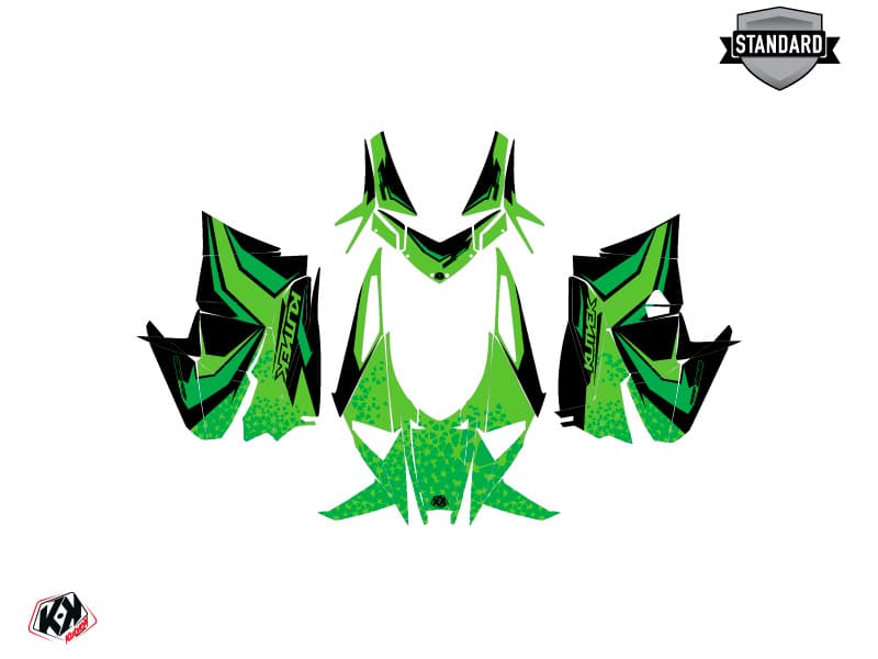 Kit de decoración Motonieve ARCTIC CAT NORSEMAN X 8000 GAGE Verde | Arctic Cat | Kutvek - View 2