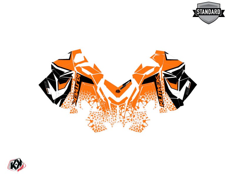 Snowmobile POLARIS SWITCHBACK SP GAGE Orange graphic kit | Polaris | Kutvek - View 2