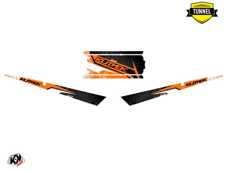 Snowmobile POLARIS RMK PRO AXYS GAGE Orange graphic kit | Polaris | Kutvek - View 5
