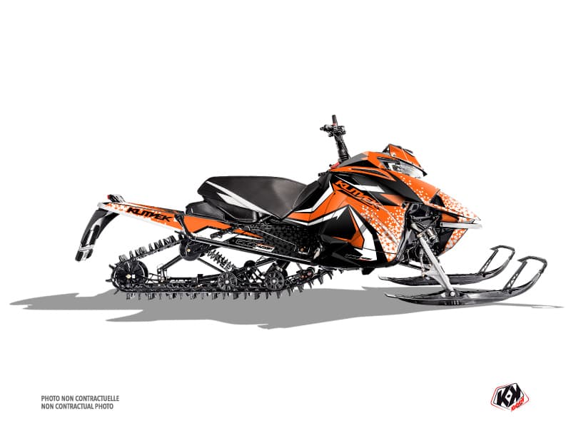 kit déco motoneige arctic cat blast zr 4000 gage orange   