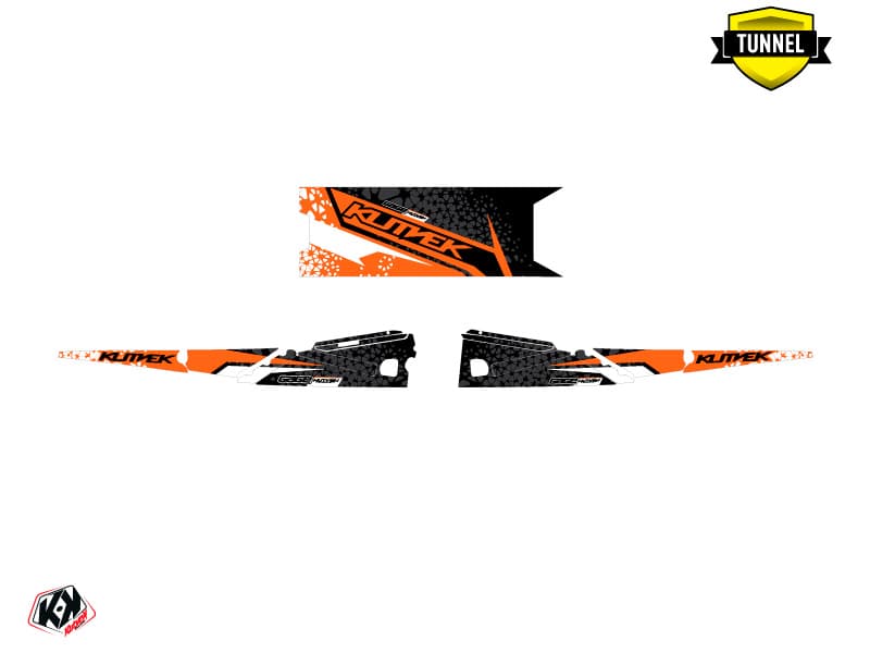 Snowmobile YAMAHA SIDEWINDER SRX GAGE Orange graphic kit | Yamaha | Kutvek - View 5