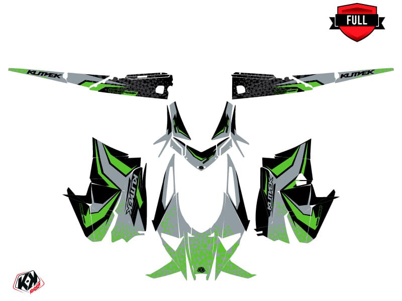 kit de decoración motoneige arctic cat m alpha one gage gris-verde | Arctic Cat | Kutvek - View 3