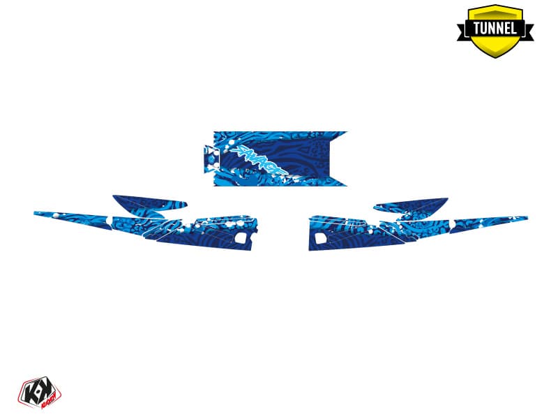 Snowmobile YAMAHA SIDEWINDER SRX SAVAGE Blue graphic kit | Yamaha | Kutvek - View 5