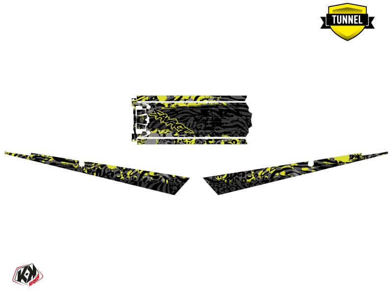 Snowmobile POLARIS RMK PRO AXYS SAVAGE Black-Lime graphic kit | Polaris | Kutvek - View 5