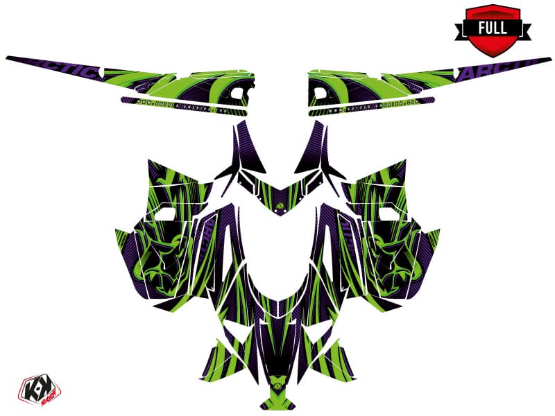 Arctic Cat M Alpha One Arctic Purple Snowmobile Graphic Kit | Arctic Cat | Kutvek - View 3