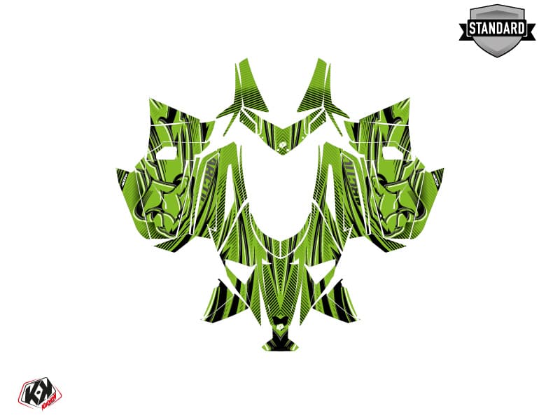 Kit graphique Motoneige ARCTIC CAT NORSEMAN X 8000 ARCTIC Vert | Arctic Cat | Kutvek - View 2
