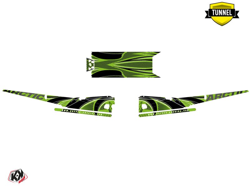 kit de decoración motoneige arctic cat m alpha one arctic verde | Arctic Cat | Kutvek - View 5