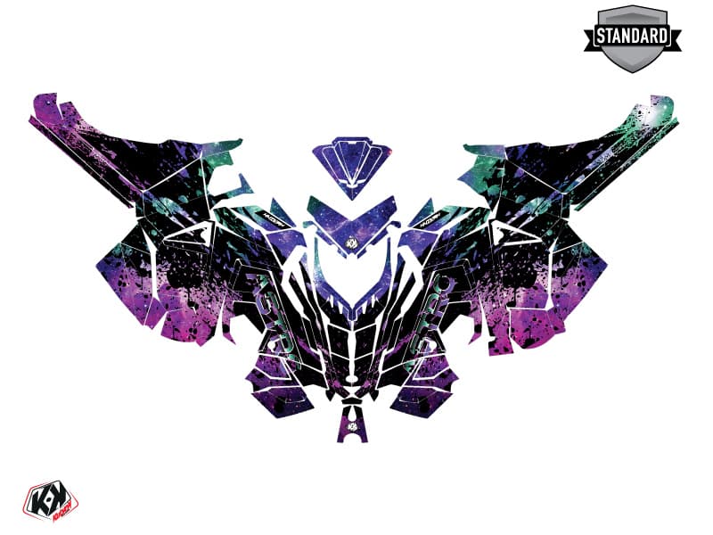Kit graphique Motoneige POLARIS 600R Race Sled ASTRO Mauve | Polaris | Kutvek - View 2