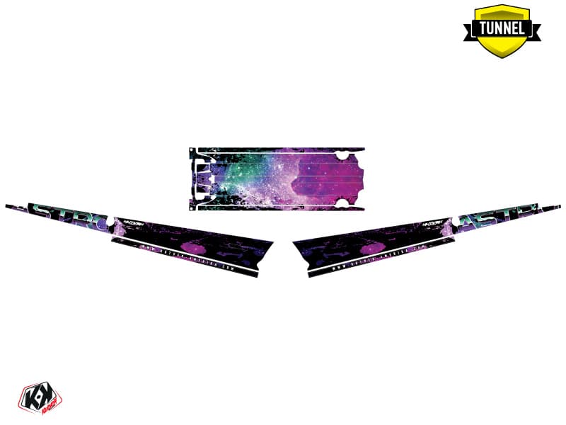 Snowmobile POLARIS RMK PRO AXYS ASTRO Mauve graphic kit | Polaris | Kutvek - View 5