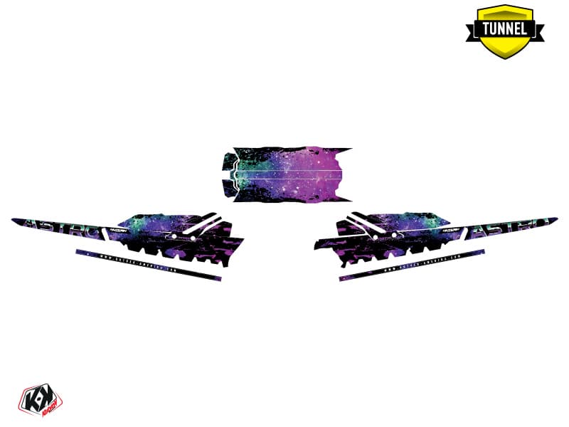 snowmobile skidoo backcountry sport astro mauve  graphic kit | Skidoo | Kutvek - View 5