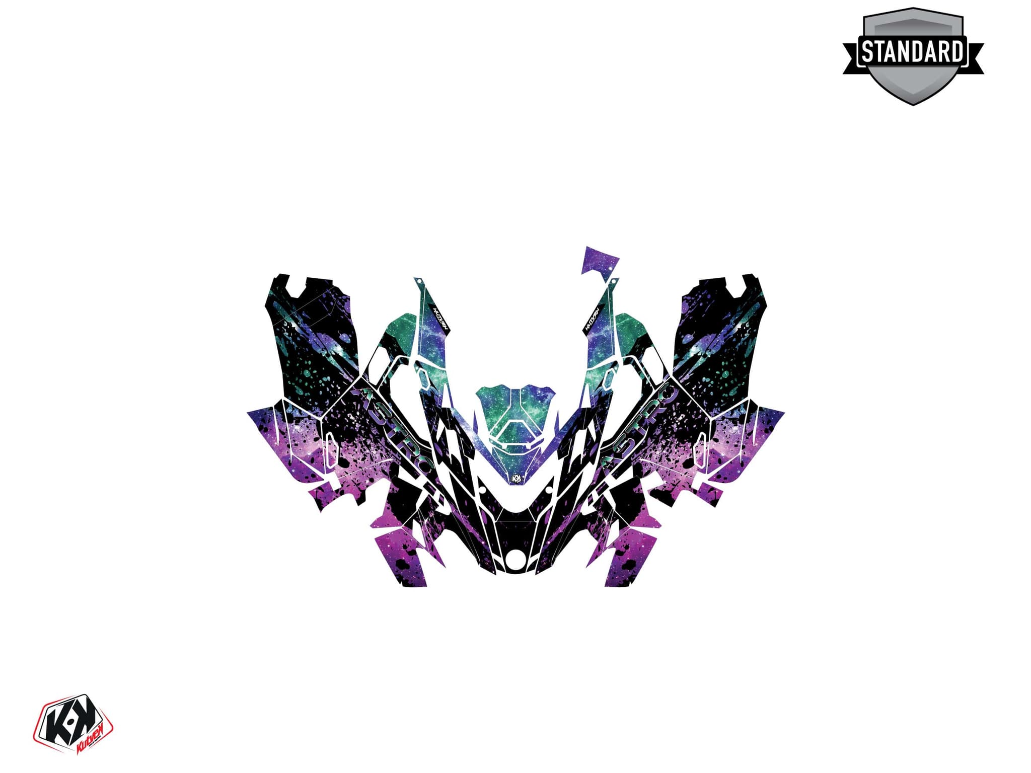 Kit graphique Motoneige LYNX SHREDDER DS ASTRO Mauve | Lynx | Kutvek - View 2
