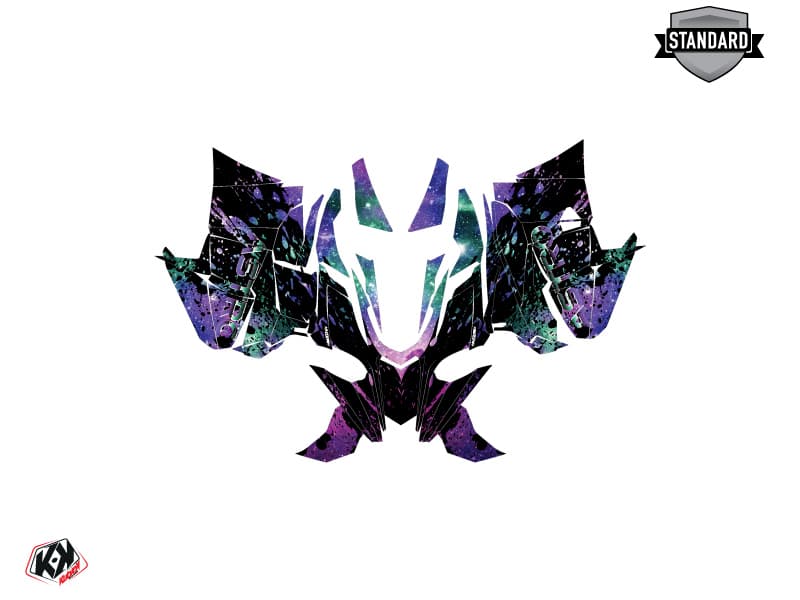Snowmobile YAMAHA SIDEWINDER SRX ASTRO Mauve graphic kit | Yamaha | Kutvek - View 2