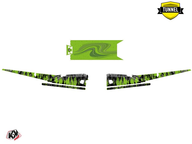 kit de decoración motoneige arctic cat m alpha one boreal verde | Arctic Cat | Kutvek - View 5