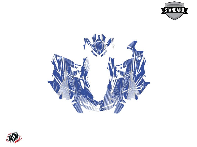 Kit graphique Motoneige SKIDOO GRAND TOURING LIMITED 600R E-TEC LINE-X Bleu | Skidoo | Kutvek - View 2
