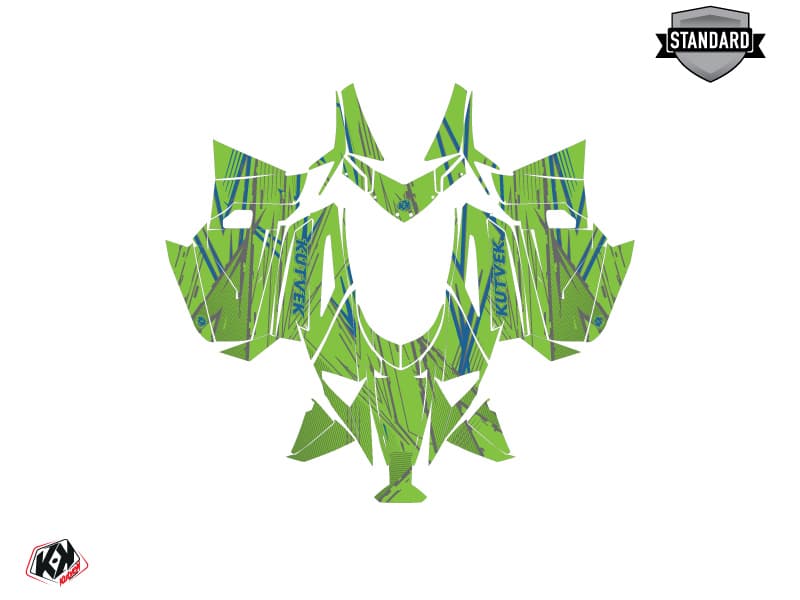 Kit de decoración Motonieve ARCTIC CAT NORSEMAN X 8000 LINE-X Verde | Arctic Cat | Kutvek - View 2