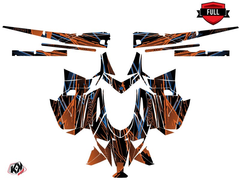 Arctic Cat M Alpha One Line-X Orange Snowmobile Graphic Kit | Arctic Cat | Kutvek - View 3
