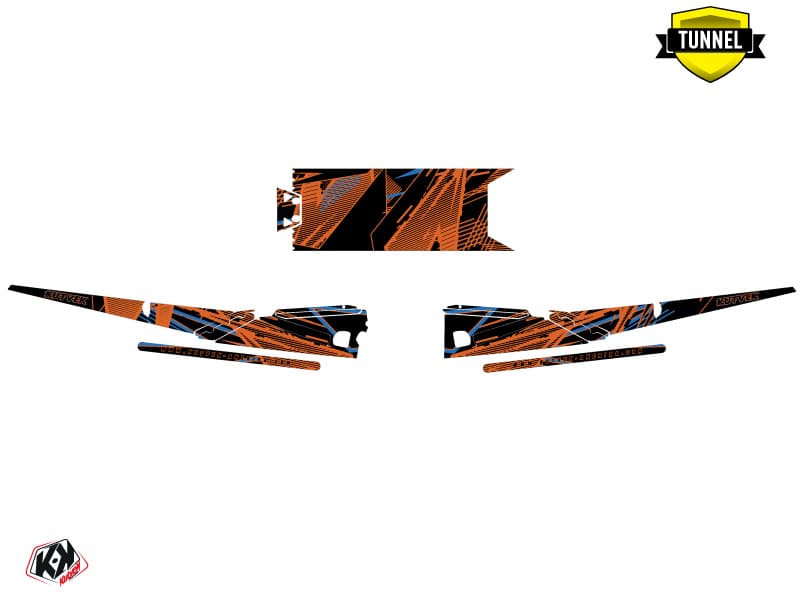 Arctic Cat M Alpha One Line-X Orange Snowmobile Graphic Kit | Arctic Cat | Kutvek - View 5