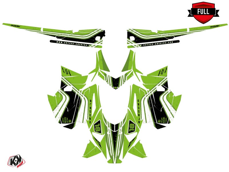 kit de decoración motoneige arctic cat m alpha one sledder verde | Arctic Cat | Kutvek - View 3