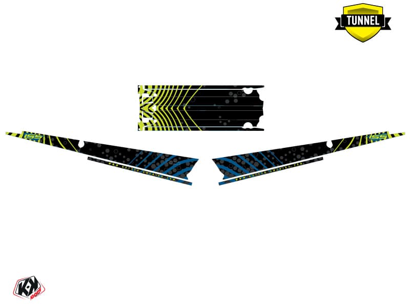 Snowmobile POLARIS RMK PRO AXYS SNW Blue graphic kit | Polaris | Kutvek - View 5