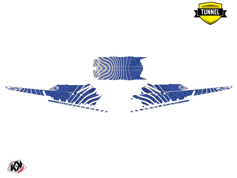 snowmobile skidoo backcountry sport snw blue  graphic kit | Skidoo | Kutvek - View 5