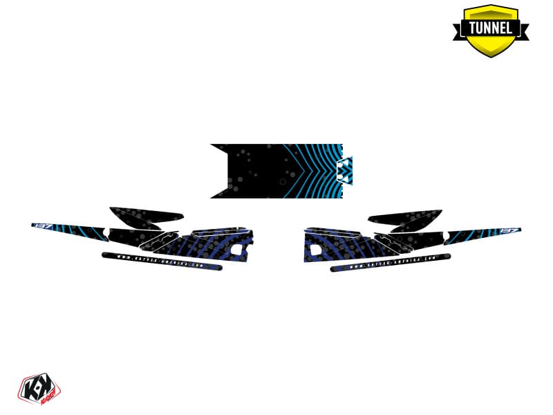 Snowmobile YAMAHA SIDEWINDER SRX SNW Blue graphic kit | Yamaha | Kutvek - View 5