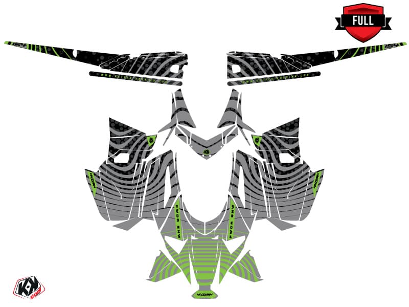 Arctic Cat M Alpha One SNW Grey Snowmobile Graphic Kit | Arctic Cat | Kutvek - View 3