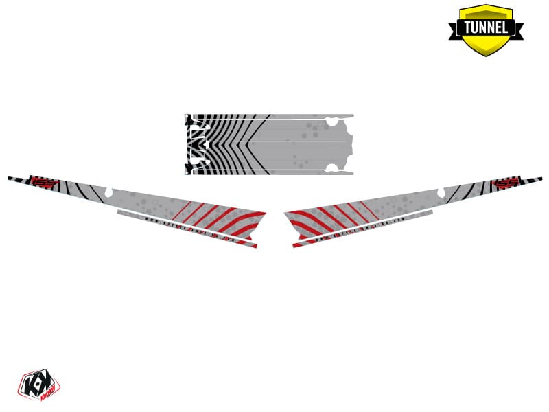 Snowmobile POLARIS RMK PRO AXYS SNW Red-Grey graphic kit | Polaris | Kutvek - View 5