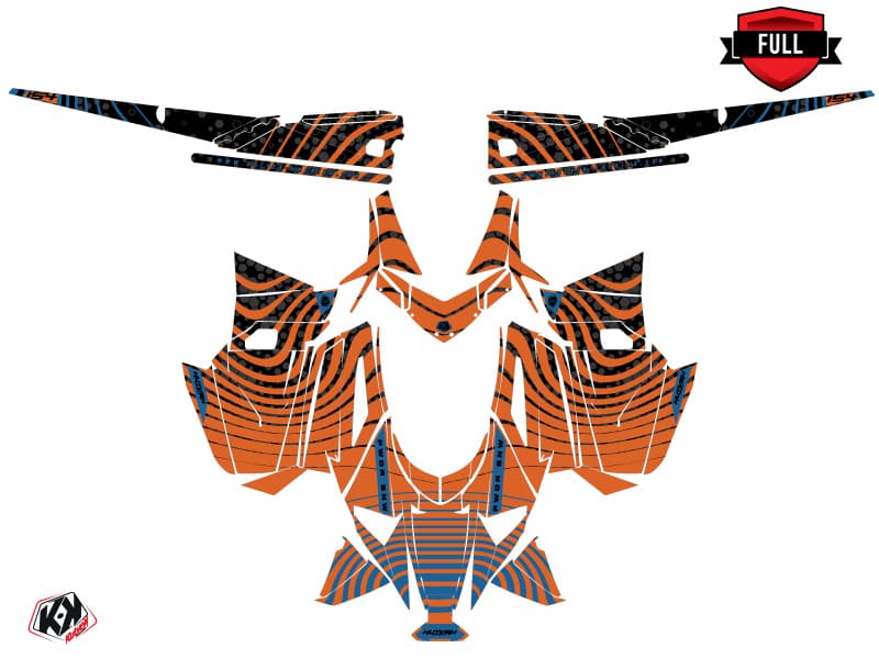 kit de decoración motoneige arctic cat m alpha one snw naranja | Arctic Cat | Kutvek - View 3