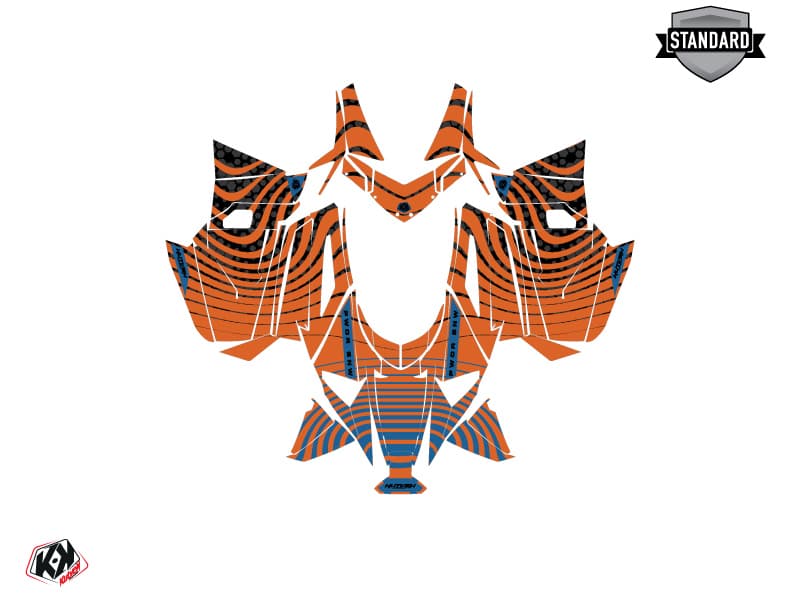 Kit graphique Motoneige ARCTIC CAT NORSEMAN X 8000 SNW Orange | Arctic Cat | Kutvek - View 2