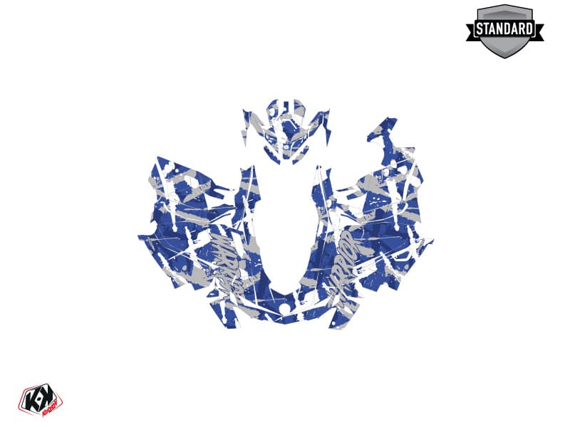 Kit graphique Motoneige SKIDOO GRAND TOURING LIMITED 600R E-TEC WARRIOR Bleu | Skidoo | Kutvek - View 2