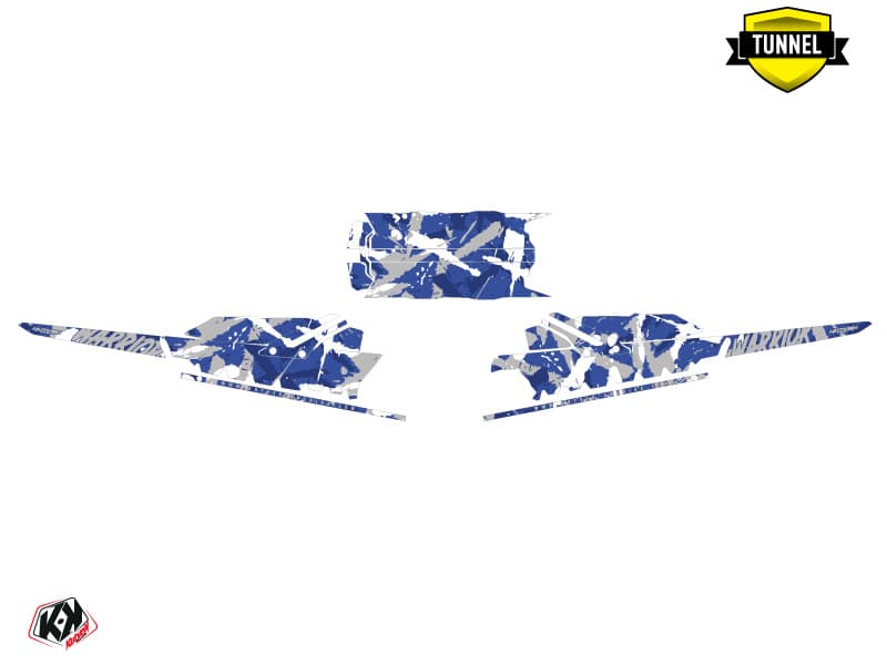 snowmobile skidoo backcountry sport warrior blue  graphic kit | Skidoo | Kutvek - View 5