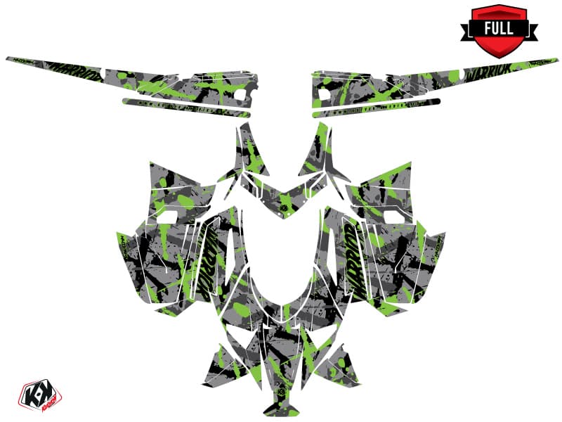 Arctic Cat M Alpha One Warrior Grey Snowmobile Graphic Kit | Arctic Cat | Kutvek - View 3