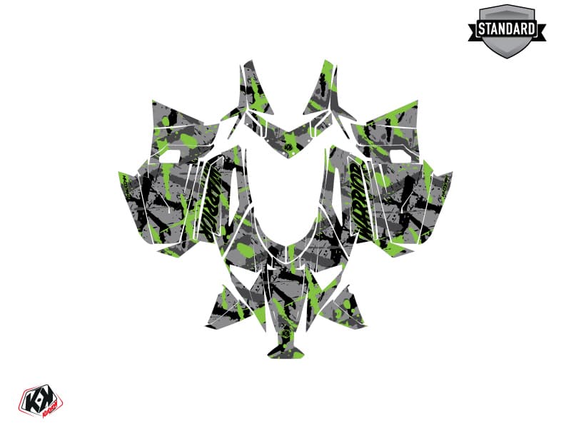 Kit graphique Motoneige ARCTIC CAT NORSEMAN X 8000 WARRIOR Gris | Arctic Cat | Kutvek - View 2