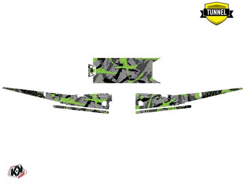 Arctic Cat M Alpha One Warrior Grey Snowmobile Graphic Kit | Arctic Cat | Kutvek - View 5