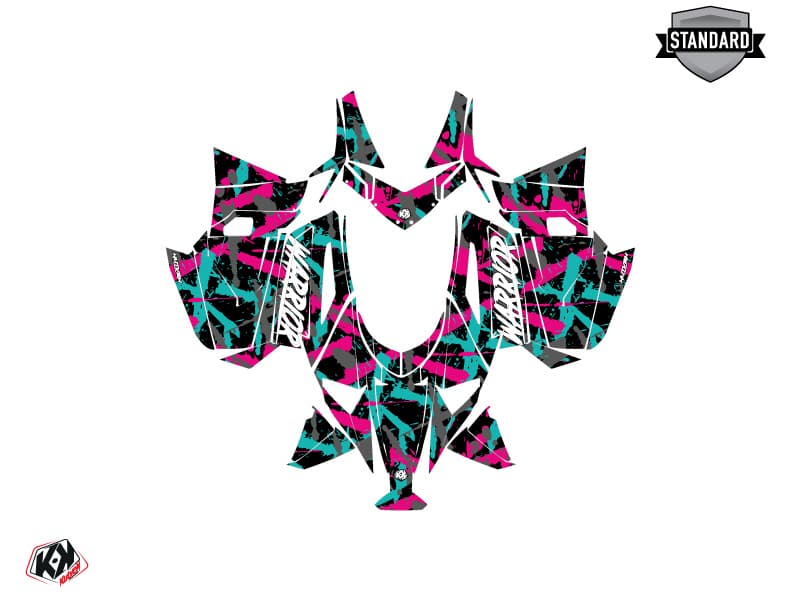 kit de decoración motoneige arctic cat m alpha one warrior rosa | Arctic Cat | Kutvek - View 2
