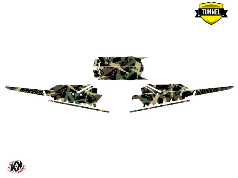 snowmobile skidoo backcountry sport warrior khaki serie graphic kit | Skidoo | Kutvek - View 5