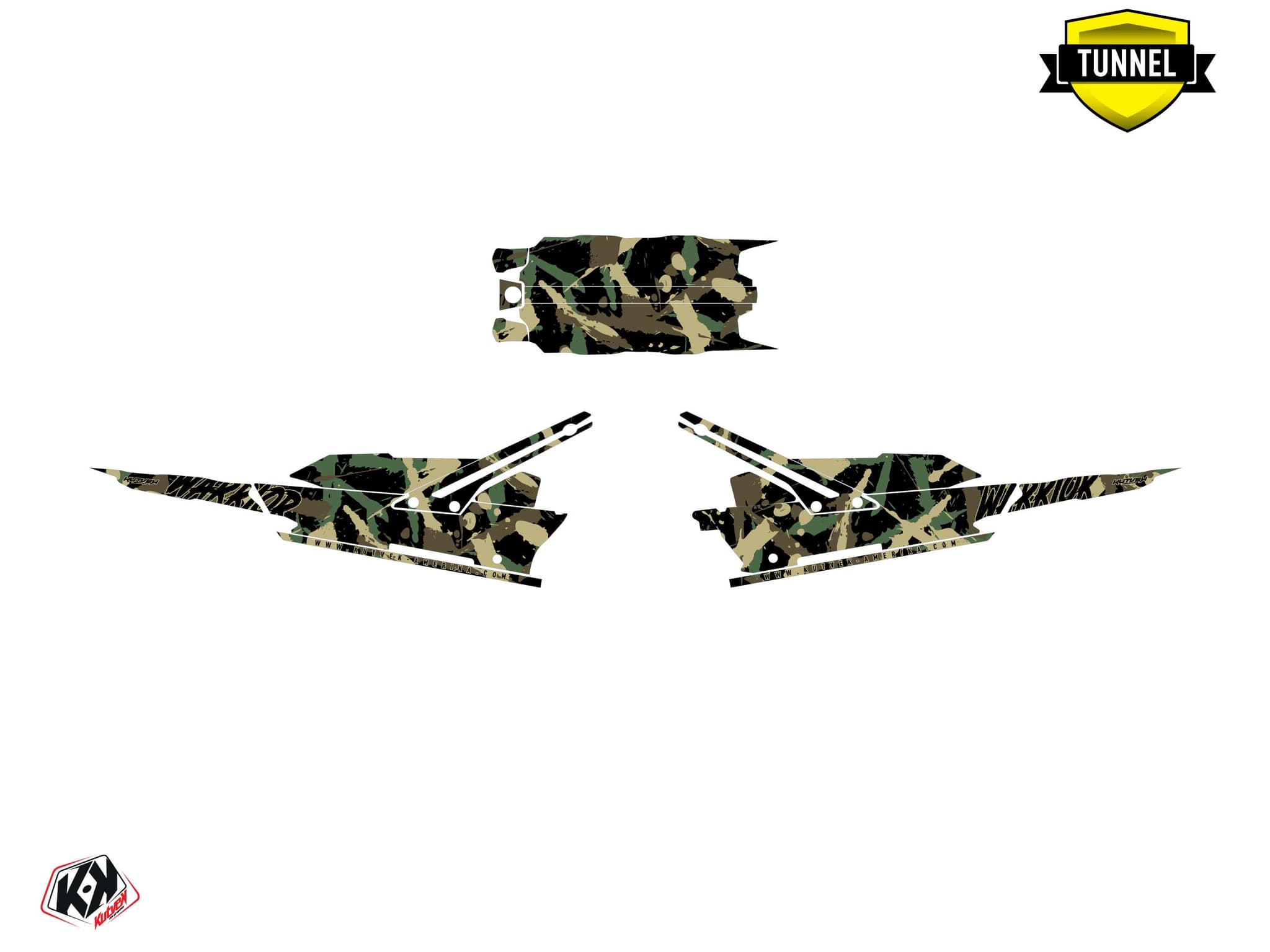 kit graphique motoneige lynx boondocker ds warrior kaki | Lynx | Kutvek - View 5