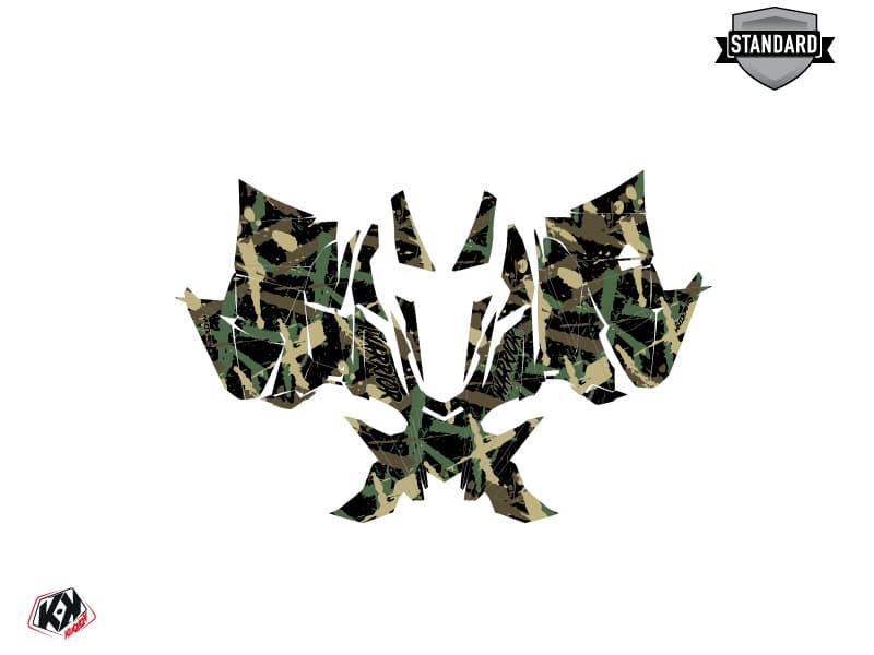 Kit graphique Motoneige YAMAHA APEX WARRIOR Kaki | Yamaha | Kutvek - View 2