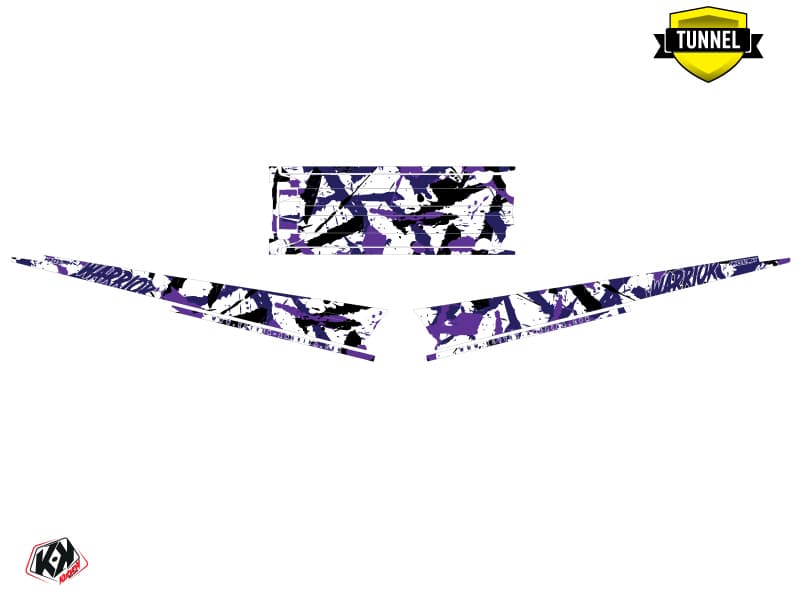 Snowmobile POLARIS RMK PRO AXYS WARRIOR Mauve graphic kit | Polaris | Kutvek - View 5