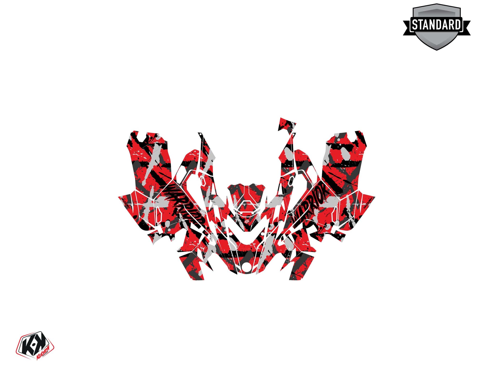 kit graphique motoneige lynx boondocker ds warrior rouge | Lynx | Kutvek - View 2
