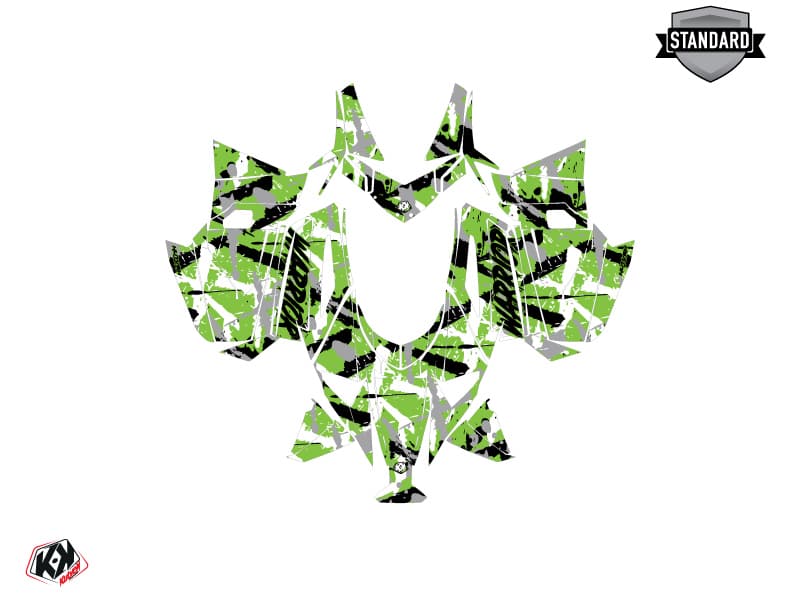 Kit graphique Motoneige ARCTIC CAT NORSEMAN X 8000 WARRIOR Vert | Arctic Cat | Kutvek - View 2
